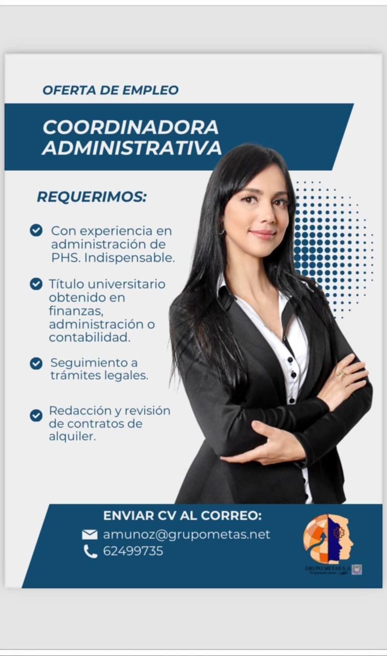 Coordinadora Administrativa