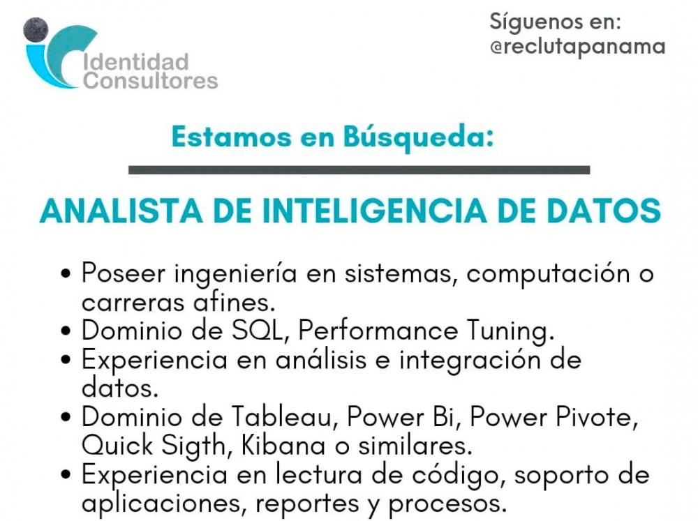 Analista de Inteligencia de Datos
