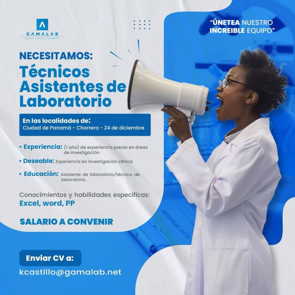 Técnicos Asistentes de Laboratorio